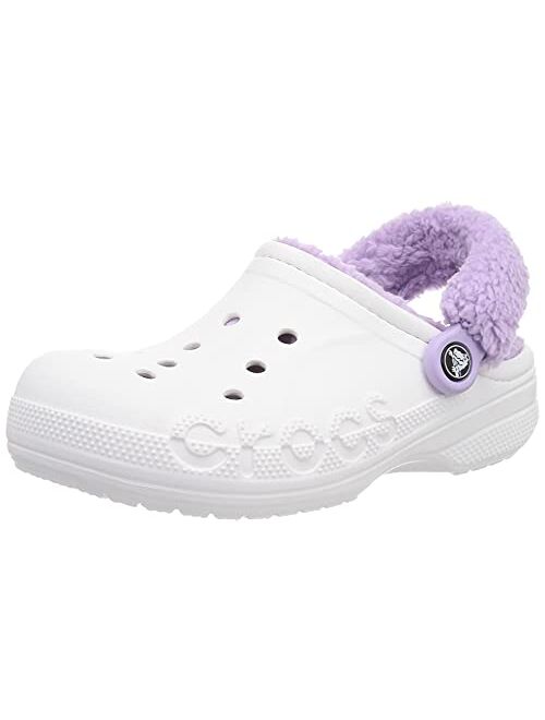 Crocs Unisex-Adult Men's and Women's Baya Lined Fuzz Strap Clog