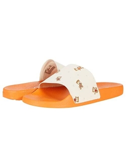 womens Udele Printed Signature Slide