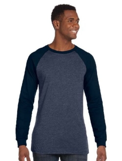 Bella+Canvas Men's Modern/Fitted Crew Neck Raglan Sleeve Tees