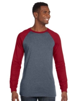 Bella+Canvas Men's Modern/Fitted Crew Neck Raglan Sleeve Tees