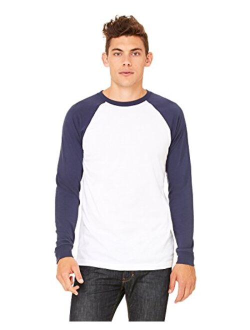 Bella+Canvas Men's Modern/Fitted Crew Neck Raglan Sleeve Tees