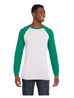 Bella 3000C Canvas Men's Jersey Long-Sleeve Baseball T-Shirt