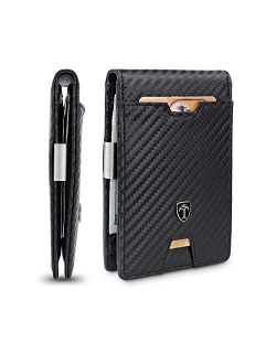 TRAVANDO Mens Slim Wallet with Money Clip AUSTIN RFID Blocking Bifold Credit Card Holder for Men with Gift Box