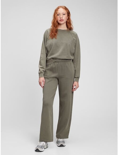 GAP High Rise Vintage Soft Sherpa Lined Relaxed Pants