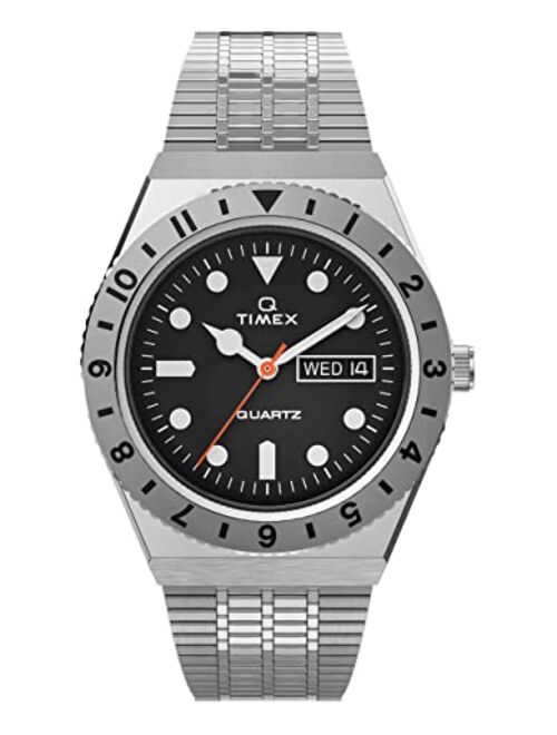 Timex 38 mm Q Timex Color Series Stainless Steel Case