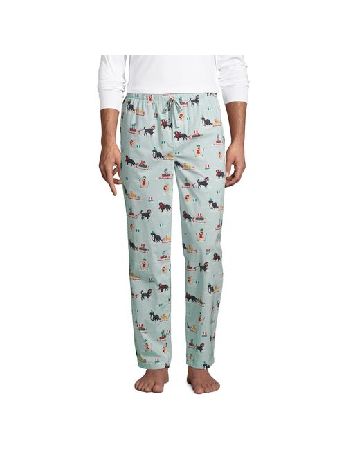 Big & Tall Lands' End Broadcloth Pajama Sleep Pants