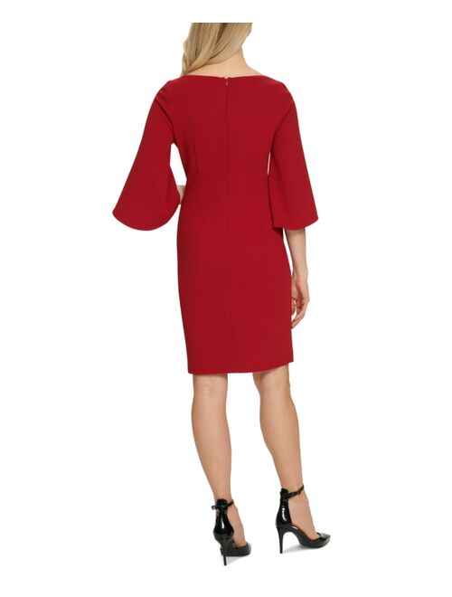 DKNY Tulip-Sleeve Sheath Dress