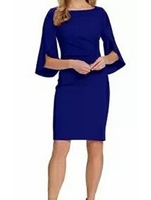 DKNY Tulip-Sleeve Sheath Dress