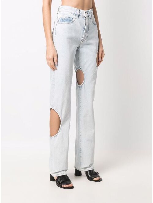 Off-White Meteor straight-leg jeans