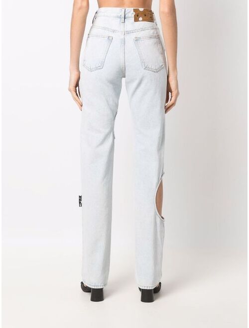 Off-White Meteor straight-leg jeans