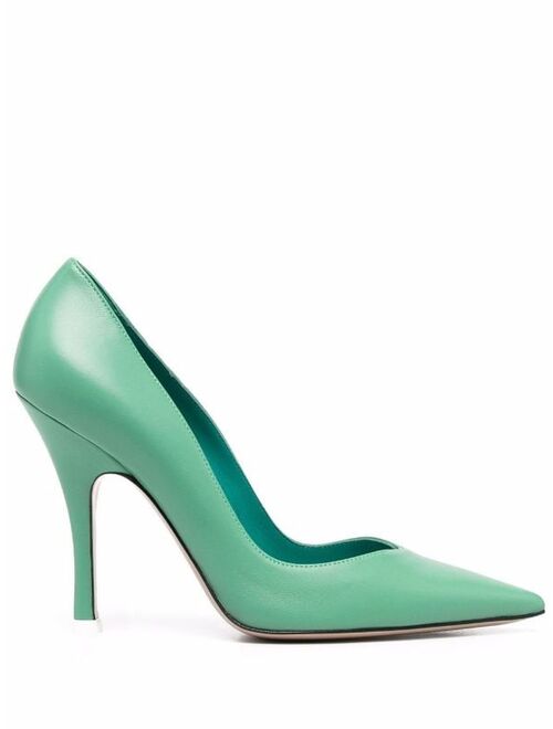 The Attico heeled pointed-toe pumps