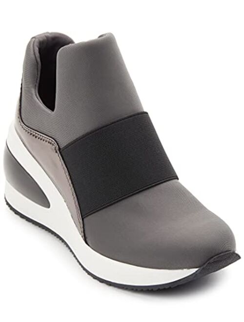 DKNY Women's Slip on Wedge Heel Sneaker