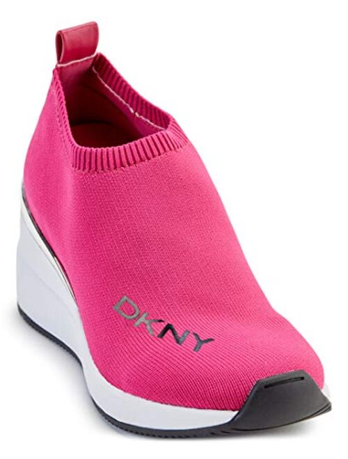 DKNY Women's Slip on Wedge Heel Sneaker