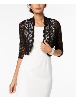 Connected Scalloped Lace Shrug