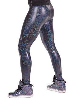 Revolver Fashion / Funstigators Festival Clothing: Men's Holographic Disco Meggings