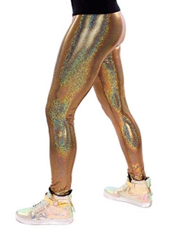 Revolver Fashion / Funstigators Festival Clothing: Men's Holographic Disco Meggings