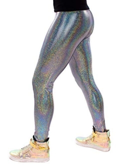 Revolver Fashion / Funstigators Festival Clothing: Men's Holographic Disco Meggings