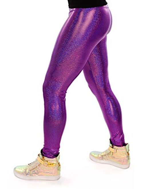 Revolver Fashion / Funstigators Festival Clothing: Men's Holographic Disco Meggings