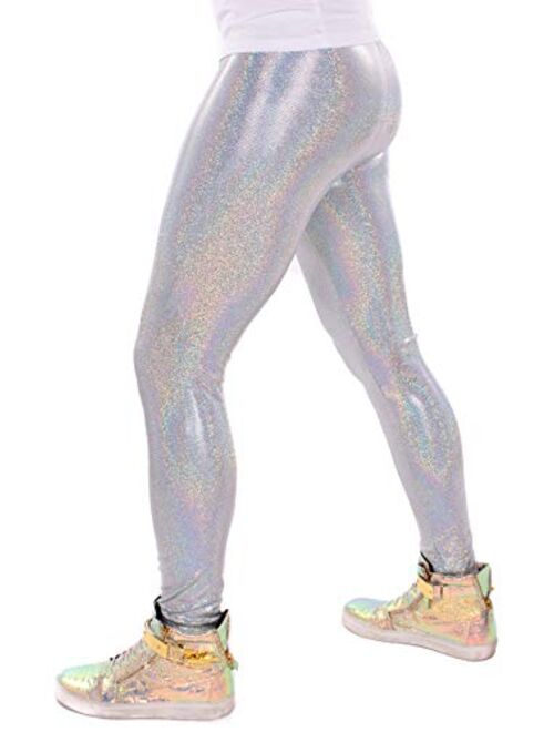 Revolver Fashion / Funstigators Festival Clothing: Men's Holographic Disco Meggings