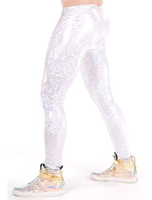 Revolver Fashion / Funstigators Festival Clothing: Men's Holographic Disco Meggings