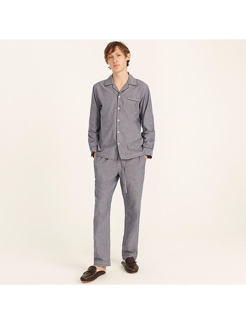 J.Crew Brushed chambray lounge set