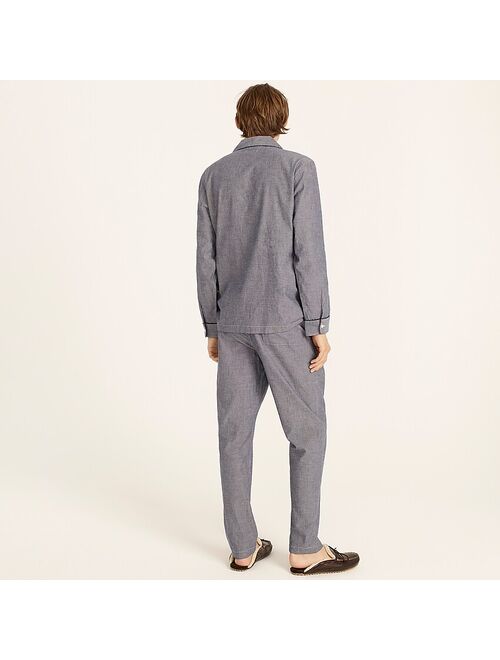 J.Crew Brushed chambray lounge set