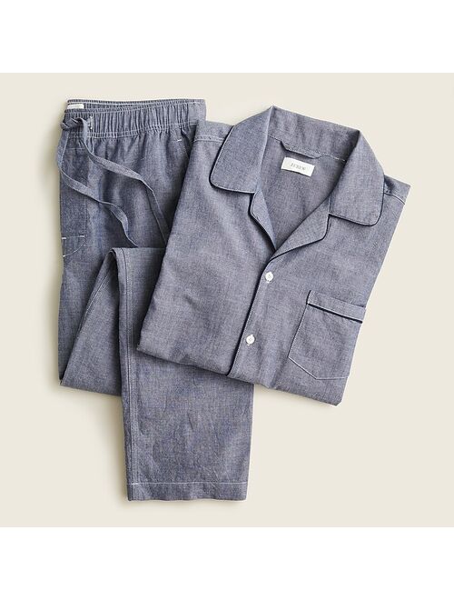 J.Crew Brushed chambray lounge set