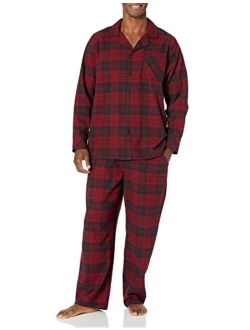 Flannel Plaid Long Sleeve Pajama Set