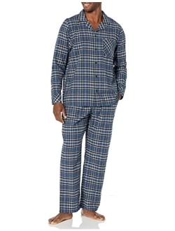 Flannel Plaid Long Sleeve Pajama Set