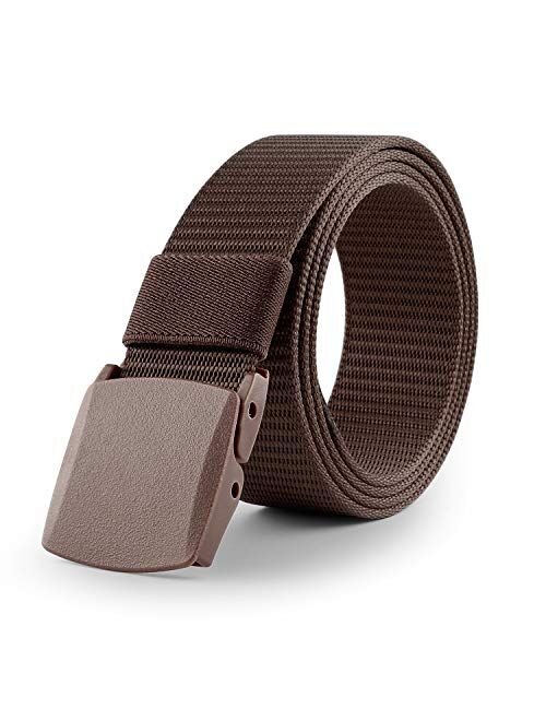 JASGOOD Nylon Canvas Breathable Military Tactical Men Waist Belt With Plastic Buckle