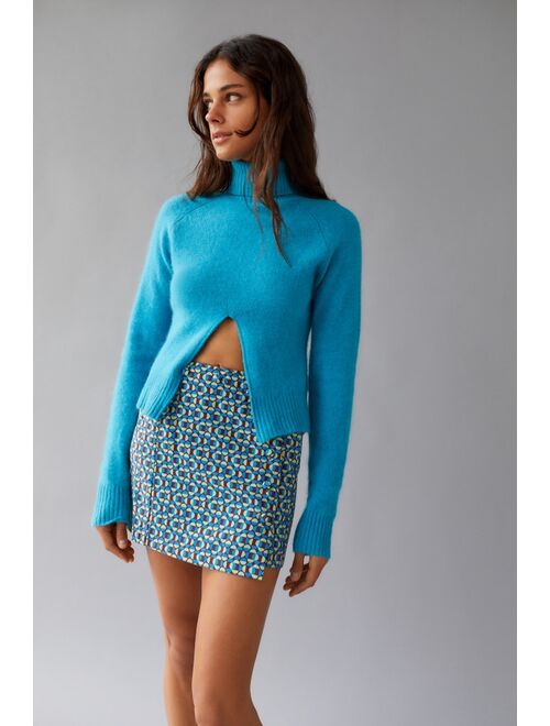 Urban outfitters UO Jagger Button-Front Mini Skirt