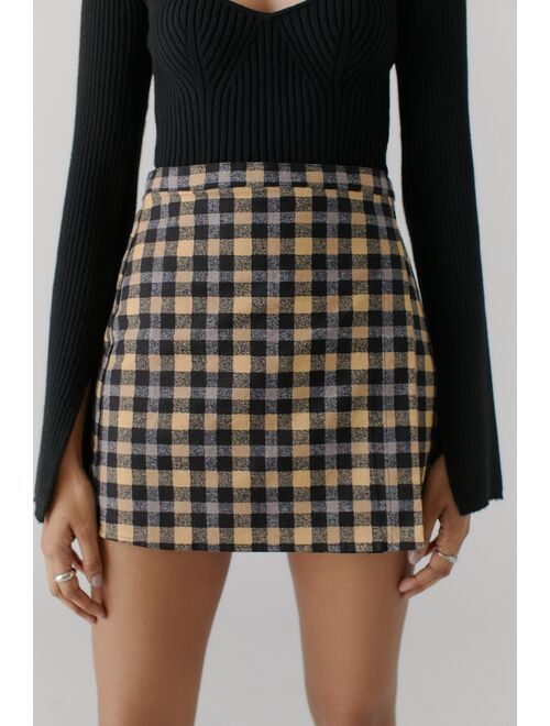 Motel Wrap Mini Skirt