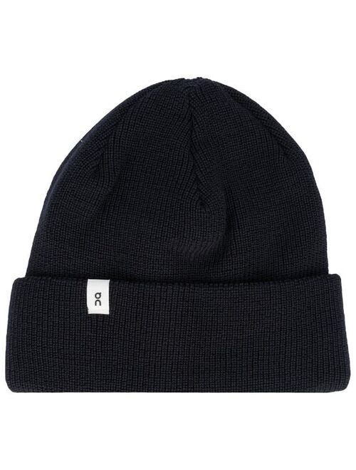 ON Running ribbed-knit beanie hat
