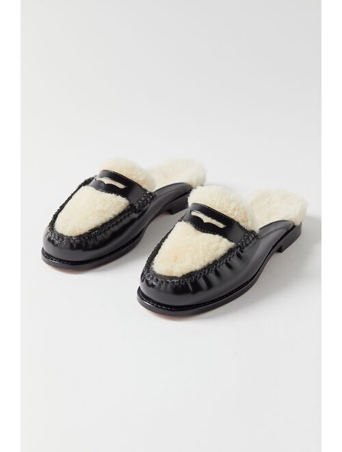 Bass Wynn Weejuns Shearling Mule