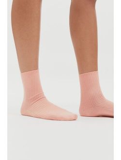 Basic Ribbed Crew Sock