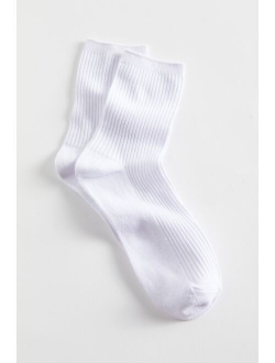 Basic Ribbed Crew Sock