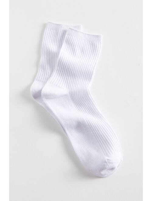 Urban outfitters Basic Ribbed Crew Sock