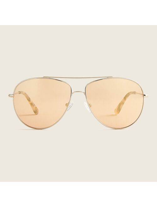 J.Crew Wire-frame aviator sunglasses