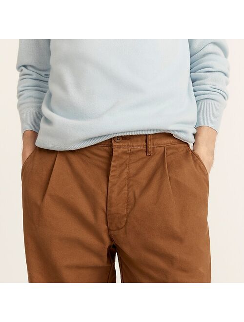 J.Crew Classic Relaxed-fit pleated chino pant