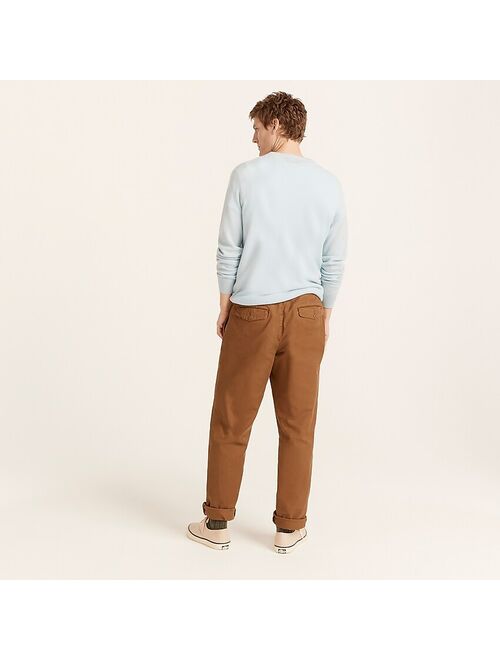 J.Crew Classic Relaxed-fit pleated chino pant