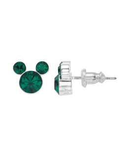 s Mickey Mouse Birthstone Crystal Stud Earrings