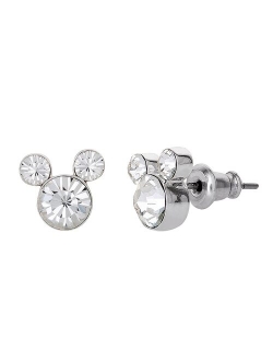 s Mickey Mouse Birthstone Crystal Stud Earrings