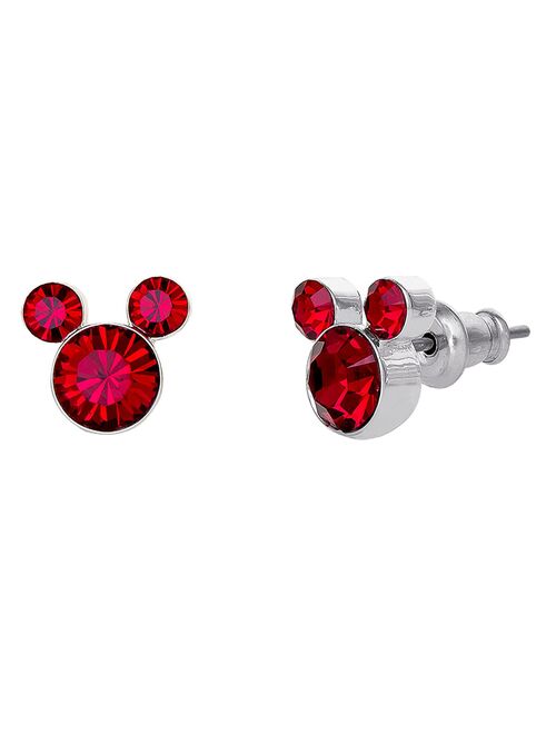 Disney ’s Mickey Mouse Birthstone Crystal Stud Earrings