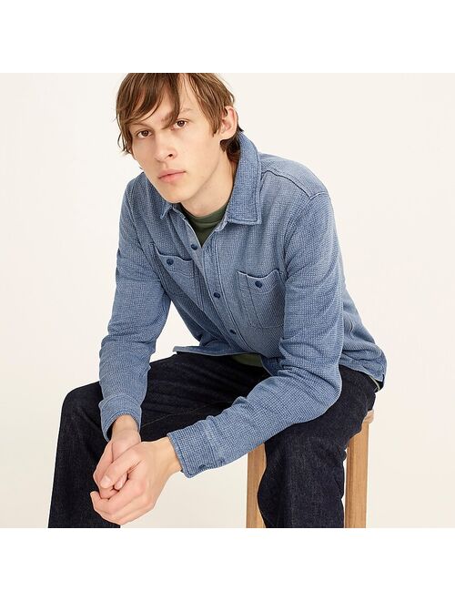 J.Crew Heavyweight indigo-dyed jersey workshirt