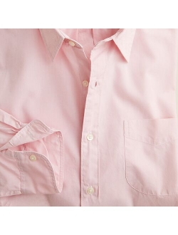 Relaxed Secret Wash organic cotton poplin shirt