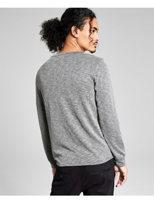 And Now This Men's Heathered Henley