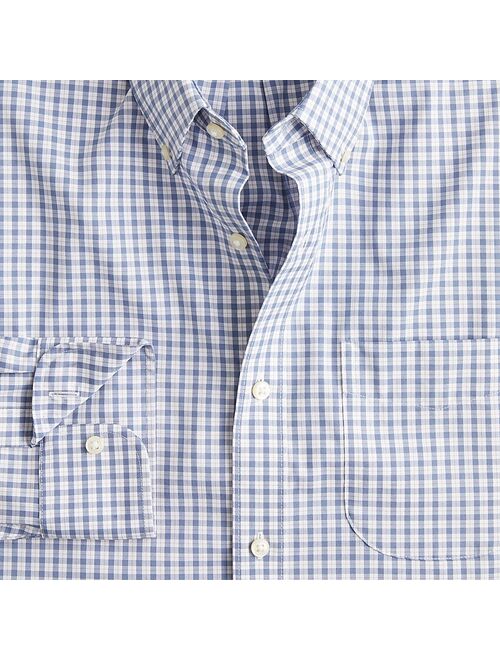 J.Crew Slim Bowery wrinkle-free stretch cotton shirt in windowpane