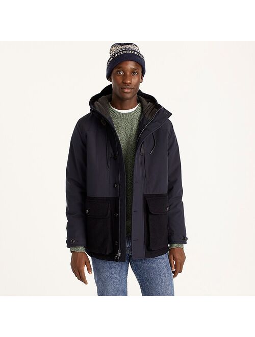 J.Crew Eco pieced hooded jacket with PrimaLoft®