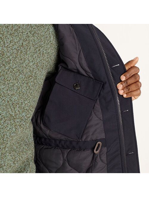 J.Crew Eco pieced hooded jacket with PrimaLoft®