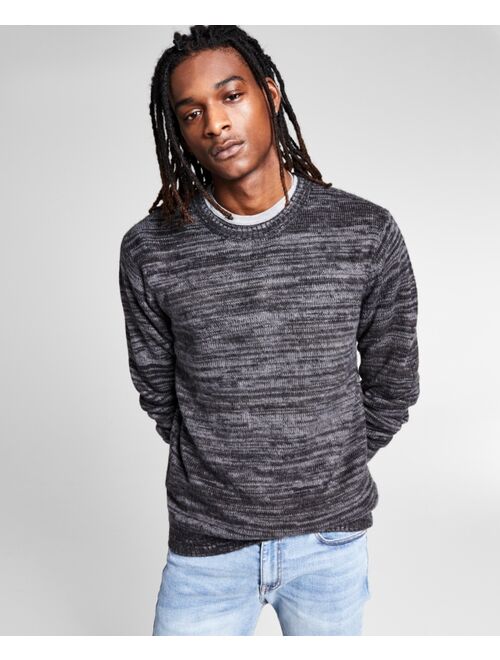 And Now This Men's Regular-Fit Marled Brushed Sweater